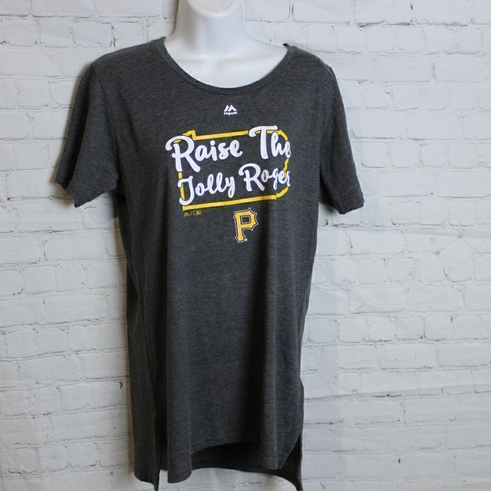 ‎Women's Majestic RAISE THE JOLLY ROGER Tee Small